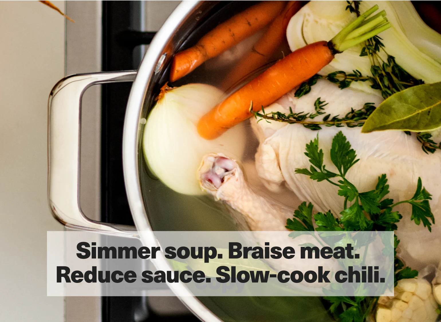 8 QT Stainless Steel Stockpot - Image 5