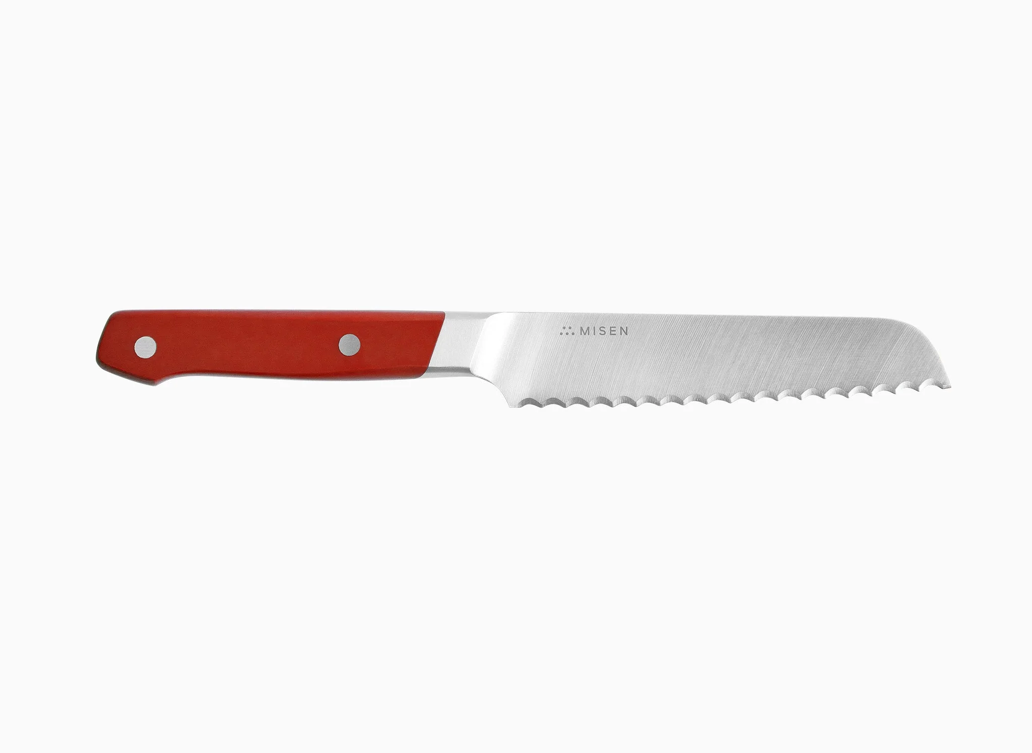 Personalized 5 inch Serrated Knife - AUS-8 - Final Sale - Image 3