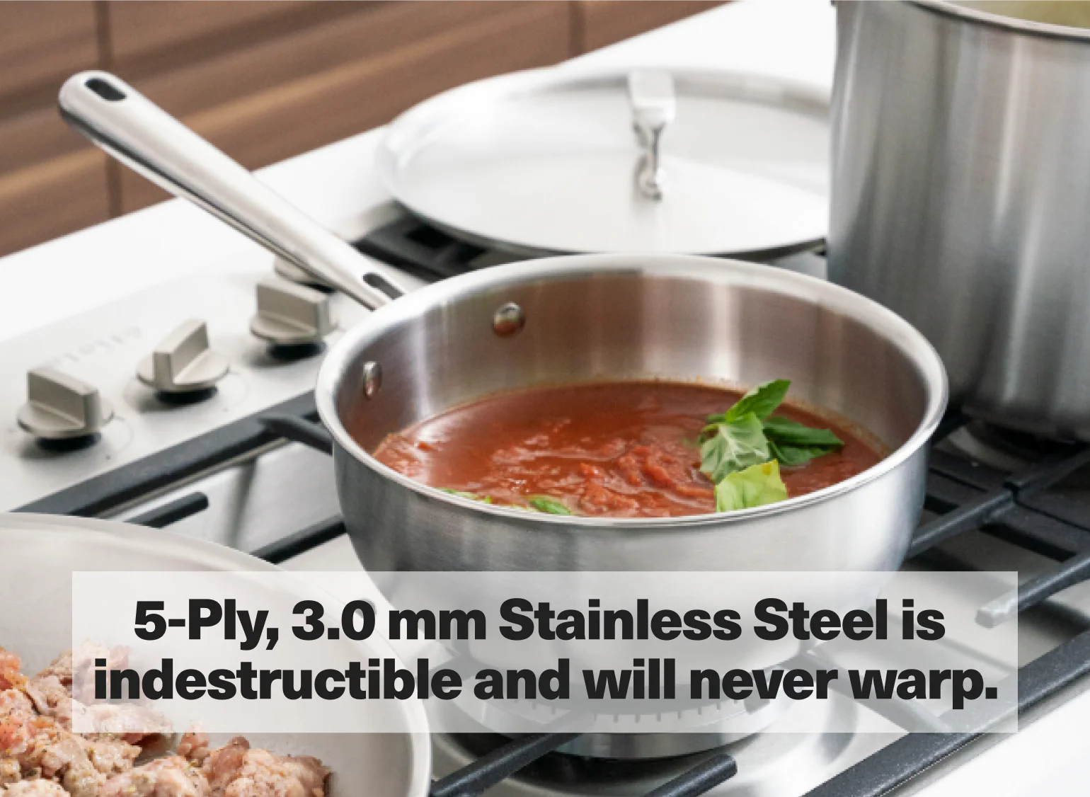 Stainless Steel Saucier - Image 6